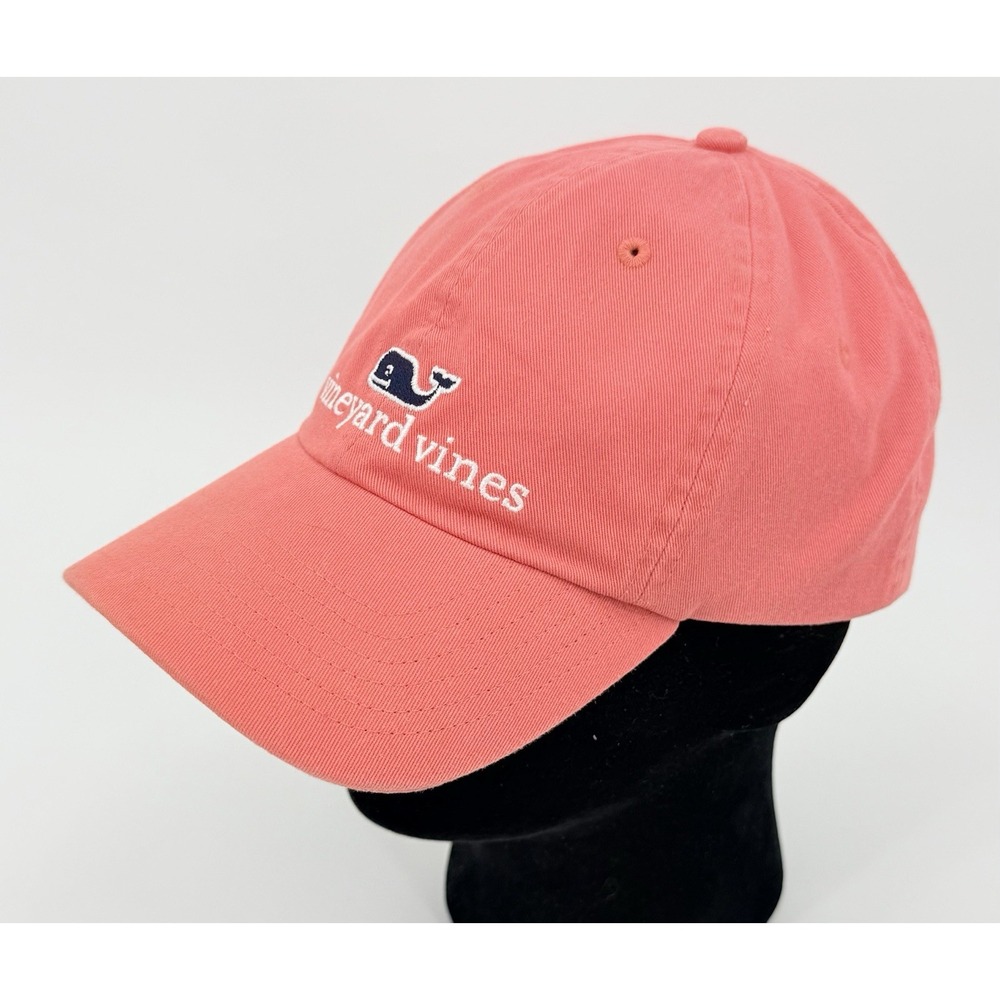 Vineyard Vines Cotton Twill Baseball Cap Hat Jetty Red Adjustable Mens OSFA NWOT